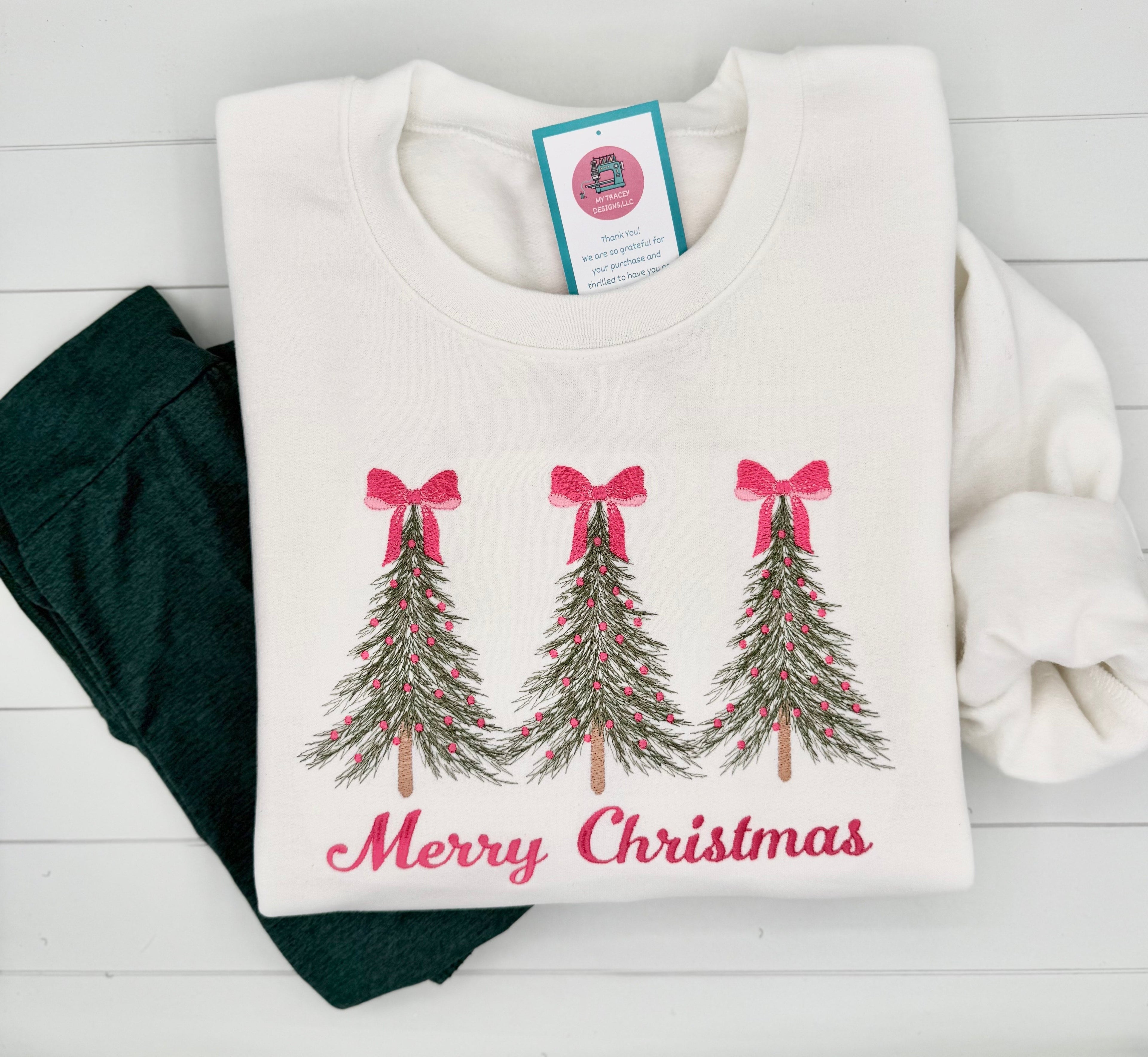 Christmas Embroidered Apparel